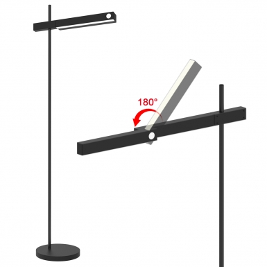 LED室内灯 - HCP043 双面发光落地灯